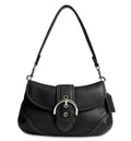 Black Soho Buckle Flap